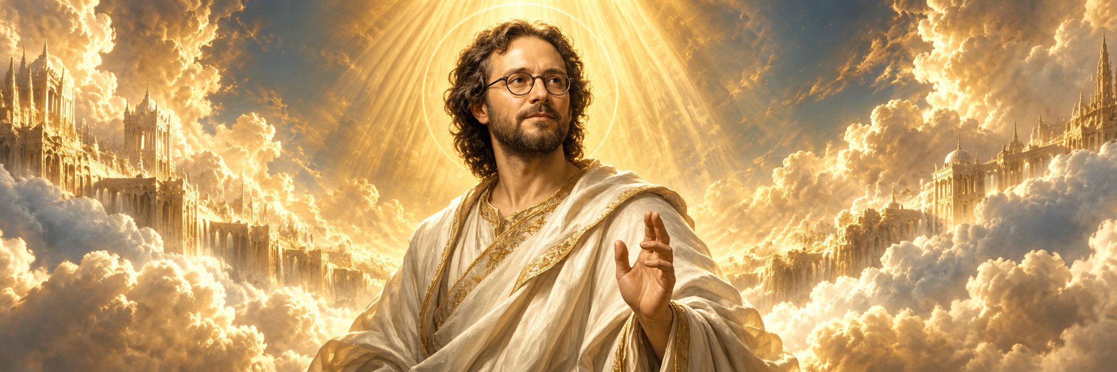 Bless Be Dei heavenly banner